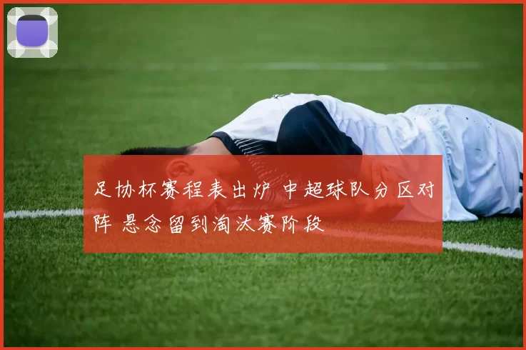 足协杯赛程表出炉 中超球队分区对阵 悬念留到淘汰赛阶段