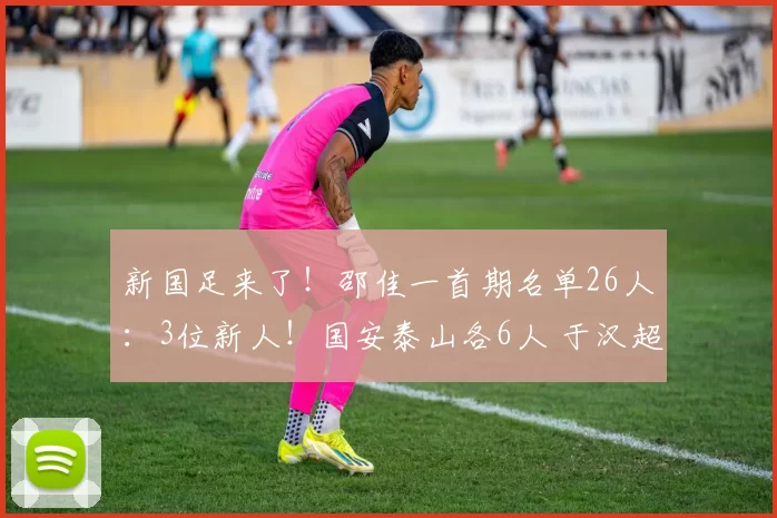 新国足来了！邵佳一首期名单26人：3位新人！国安泰山各6人 于汉超训练员
